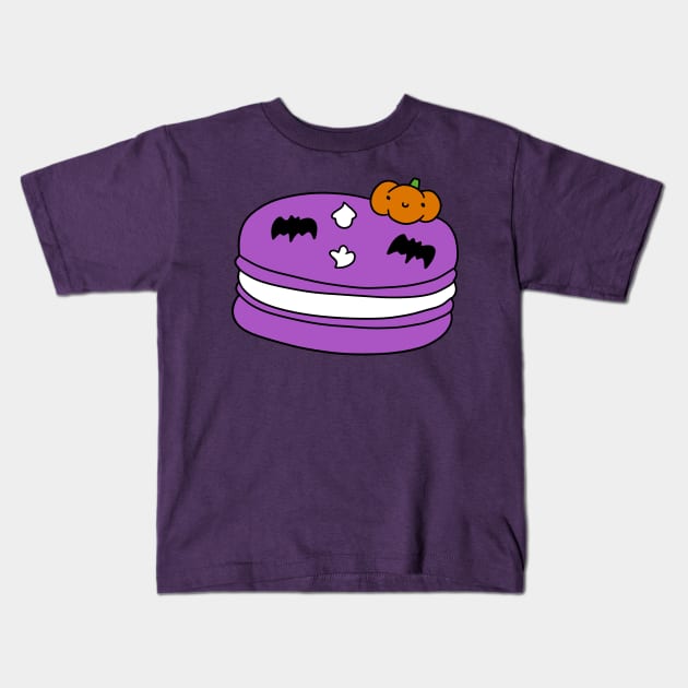 Halloween Macaroon Kids T-Shirt by saradaboru